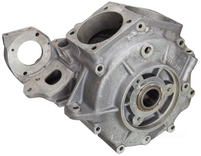 Kit de cárter motor de Cannonball; apropiado para Big Twins de Flatheads de 1937-1948; aluminio fundido, acabado moldeado; con tapa de distribución y árboles de levas; reemplaza OEM HD 402-37, 584-37, 24515-37 y 25208-37; Alemania; peso bruto: 18.8 kg