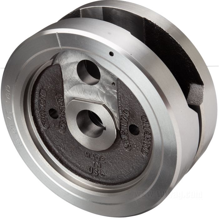 Flywheels »Torque Monster« by Truett & Osborn; fits Big Twins 1970-1985; use with 1941-1981 crank pin, →1981 pinionshaft and late 1981-early 1985 sprocketshaft; steel; Ø 8-1/2”; stroke: 4-1/2 ”; 1380 cm³; USA; gross weight: 13.93 kg