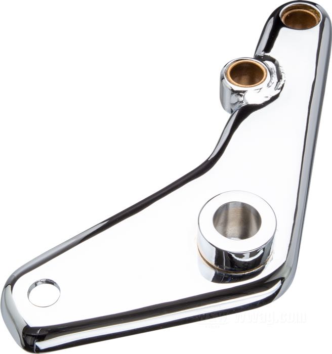Bremssattelhalter; passend für custom; 10” Scheibe; Stahl, verchromt; Bruttogewicht: 590 g