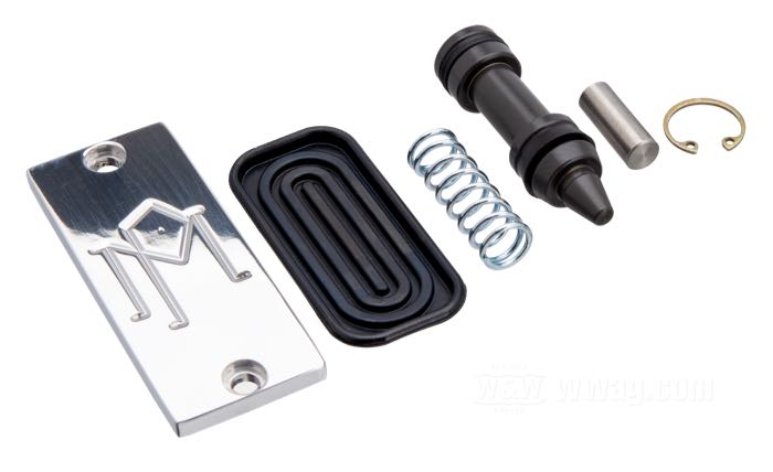 Kit di riparazione di Performance Machine; per pompa freno e pompa frizione da 5/8” PM →06-1995; alluminio / nylon / acciaio per molle / gomma; Ø pistone idraulico: 5/8” (15.8 mm); peso lordo: 130 g