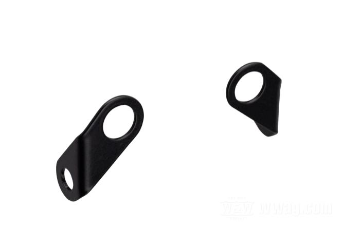 Adapterplatte von Kellermann; für Bremshebel / Kupplungshebel (hydraulisch); für Atto Blinker; Stahl, schwarz; Länge x Höhe: 16 x 11 mm; Montageposition: vorne; Bruttogewicht: 10 g