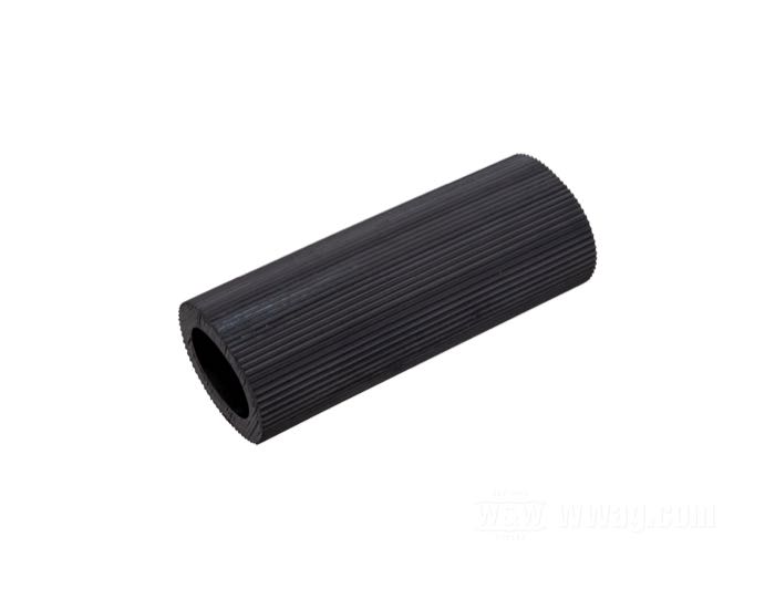 Footpeg rubbers; for Buddy Seat passenger pegs; rubber, black; length: 4”; Ø 1-1/2”; inner Ø: 7/8 ”; replaces OEM HD 52665-41; gross weight: 130 g