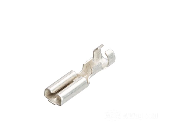 Cosse femelle; pour custom application; non isolé; laiton, étamé; largeur: 2.8 mm; pour fils de: ~ 0.5 - 1.0 mm² (AWG 20-18); poids brut: 1 g