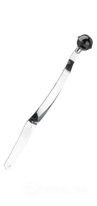 Leva cambio manuale; atto per Big Twin 1937-1946, 45 cui 1941-1946; acciaio per molle, cromato; filettatura: 3/8”-24; con pomello leva cambio; rimpiazza OEM HD 2204-37 e 33675-37; peso lordo: 240 g