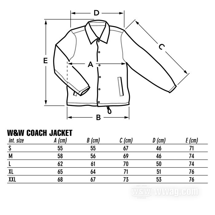 Giaccha »W&W Cycles Coach«; poliammide, nero; M; peso lordo: 350 g