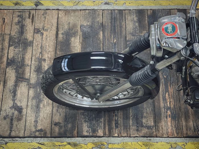 Vorderradschutzblech; passend für K-Modell und Sportster 1952-1969; Stahl, blank; ersetzt OEM HD 59007-52 und 59007-52B; Bruttogewicht: 1.88 kg