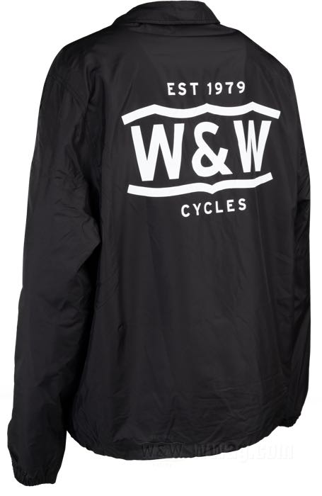 Giaccha »W&W Cycles Coach«; poliammide, nero; M; peso lordo: 350 g