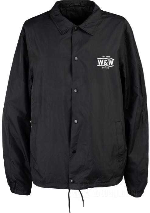 Giaccha »W&W Cycles Coach«; poliammide, nero; M; peso lordo: 350 g