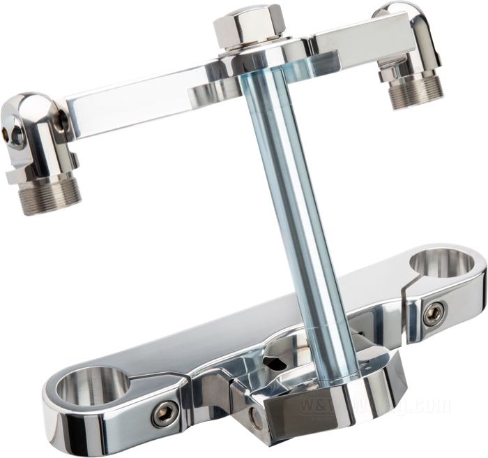 Gabelbrückenkit von Tolle; passend für FL(H) 1949-1977; verstellbar; Aluminium, poliert; Breite: 250 mm; Bruttogewicht: 4.7 kg