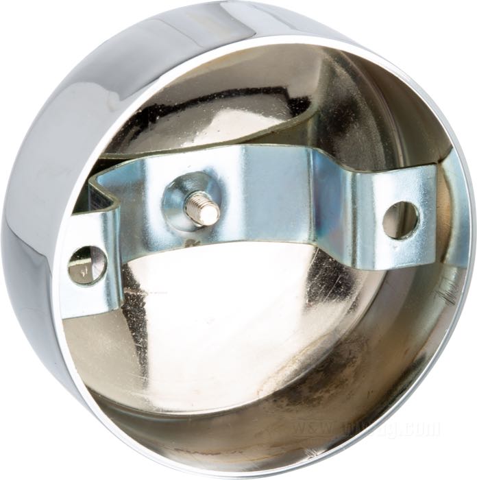 Cover; for starter motors Big Twins 1965-1988, Sportster 1967-1980; steel, chrome-plated; replaces OEM HD 31565-67; gross weight: 170 g