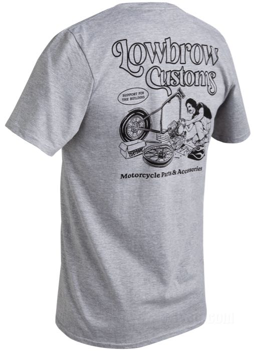 W&W Cycles - Lowbrow Garage Builder T-Shirts for Harley-Davidson