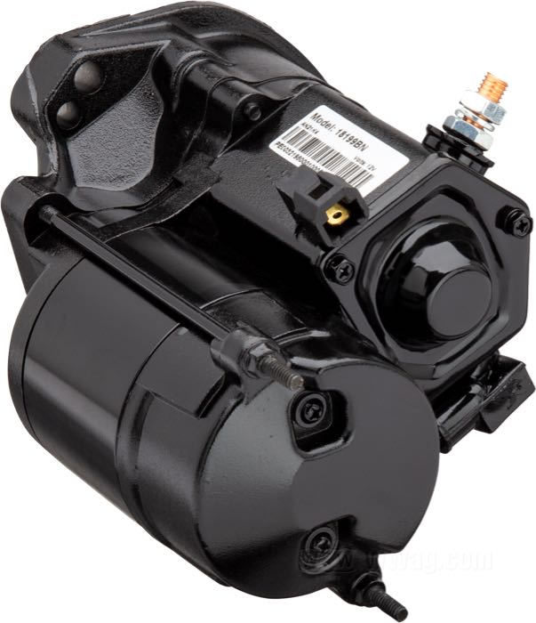 Motorino avviamento »standard«; atto per FXR1994→, Softail e Touring 1994-2006, Dyna 1994-2005; rimpiazza OEM HD 31553-94; peso lordo: 4.22 kg