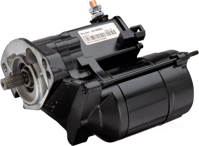 Motorino avviamento »standard«; atto per FXR1994→, Softail e Touring 1994-2006, Dyna 1994-2005; rimpiazza OEM HD 31553-94; peso lordo: 4.22 kg