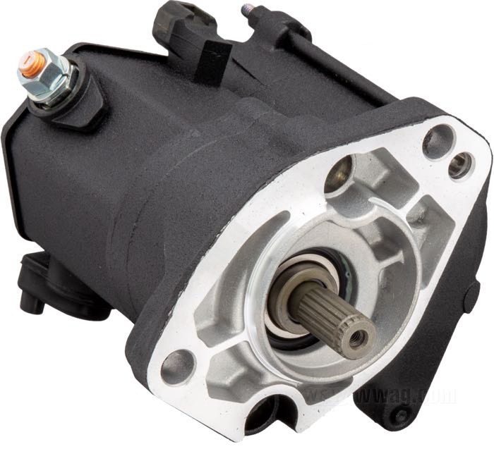 Motorino avviamento »OEM«; atto per FXR1994→, Softail e Touring 1994-2006, Dyna 1994-2005; rimpiazza OEM HD 31553-94; U.S.A.; peso lordo: 4.25 kg