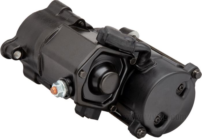Starter motor; fits Sportster 1981-2020, Buell; 1.4 kW; replaces OEM HD 31390-86; gross weight: 3.96 kg