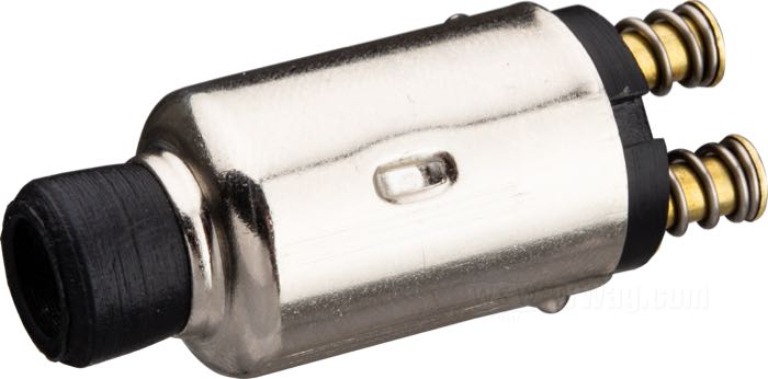 Plug by Samwel Supplies; for Blackout Taillights WLA 1940-1941; double contact; steel / plastic / rubber / brass; replaces OEM HD 5078-42; gross weight: 10.8 g