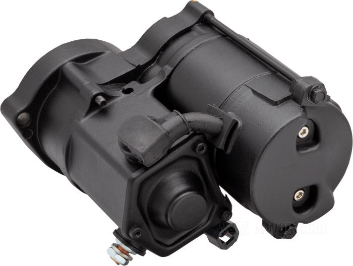 Démarreur de Spyke; adaptable à Big Twin 1994-2006 (sauf Dyna 2006); noir; 1.4 kW; poids brut: 4.17 kg