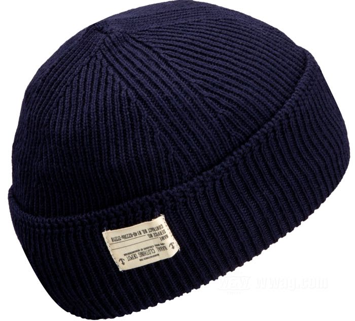 Beanie »1944 USN Deep Sea « di Pike Brothers; lana merinos, navy; Portogallo; peso lordo: 140 g