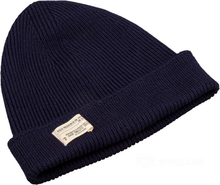 Beanie »1944 USN Deep Sea « di Pike Brothers; lana merinos, navy; Portogallo; peso lordo: 140 g