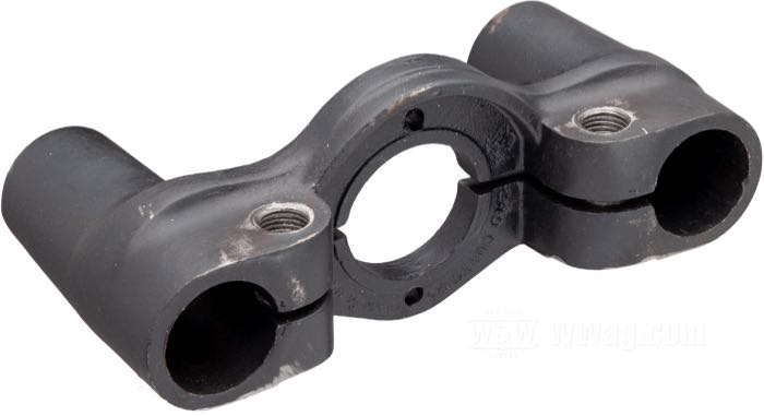 Gabelbrücke »Inline« von Cro Customs; für Springer Gabel; passend für 1936-early 1946 Big Twin, 1940-1957 45 cui/750cc; Stahl, parkerisiert; Bruttogewicht: 787 g