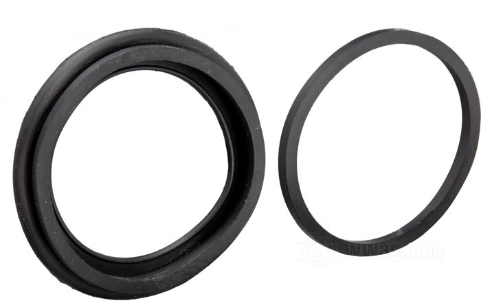 Juego de juntas; para Pistón pinza freno; apropiado para Sportster 2004-2013; detrás; goma; reemplaza OEM HD 43528-04; peso bruto: 4 g