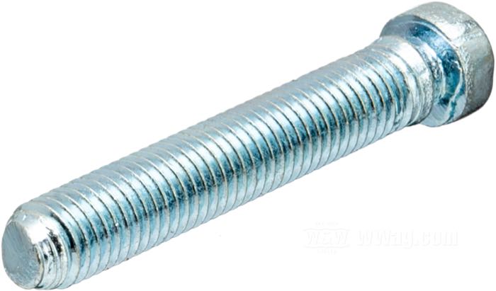 Vite regolazione; per Scodella di fissaggio; atto per FLH late 1971-early 1975; acciaio, zincato; lunghezza: 1-3/4”; testa a calotta a croce; filettatura: 1/4”-28; rimpiazza OEM HD 67724-71; peso lordo: 9.4 g