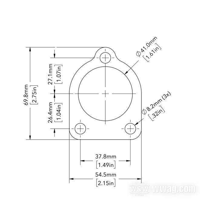 Distanziatore di The Cyclery; per Carburatore a farfalla; per Schebler DLX, Linkert 1-1/4” Mod. M; alluminio, burattato; spessore: 10 mm; Germania; peso lordo: 44 g
