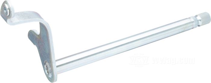 Axe; pour Pédale de frein; adaptable à K/KH/XL/XLH/XLCH 1952-1974; acier, zingué; Ø 17.2 mm; remplace OEM HD 42549-52; poids brut: 615.4 g