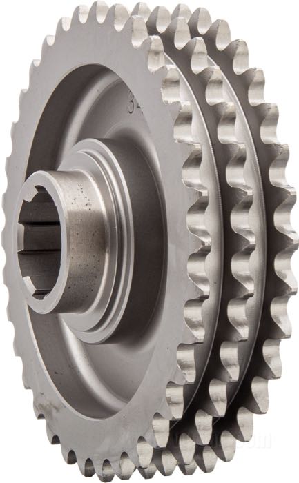 Piñón motor; apropiado para XLCH 1970-1976, XLH 1976-1978 ; acero; tipo de eje: dentado; número de dientes: 34; reemplaza OEM HD 40235-70A; peso bruto: 874.4 g