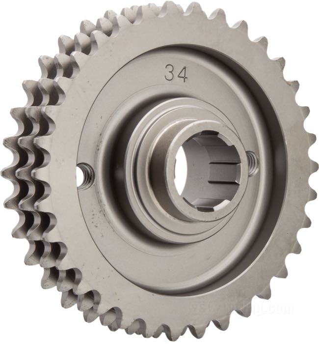 Piñón motor; apropiado para XLCH 1970-1976, XLH 1976-1978 ; acero; tipo de eje: dentado; número de dientes: 34; reemplaza OEM HD 40235-70A; peso bruto: 874.4 g