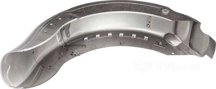 Rear fender »Dresser«; fits FL; steel, bare, without taillight mount, without turn signal mount/holes; gross weight: 4.4 kg
