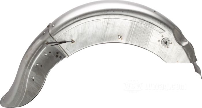 Rear fender »Dresser«; fits FL; steel, bare, without taillight mount, without turn signal mount/holes; gross weight: 4.4 kg