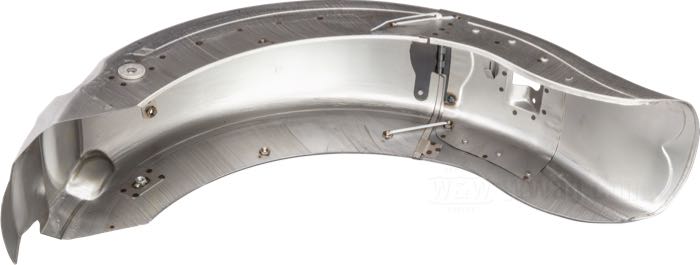 Rear fender »Dresser«; fits FL; steel, bare, with taillight mount, without turn signal mount/holes; gross weight: 4.3 kg