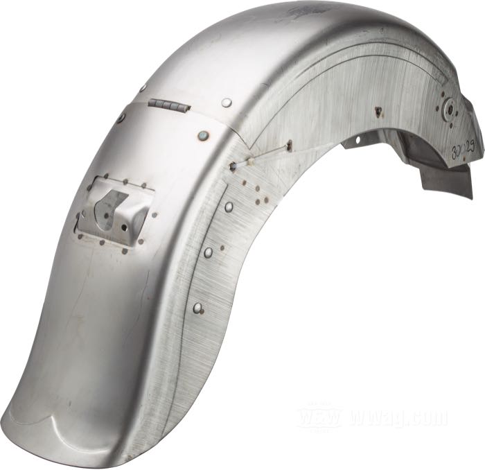 Rear fender »Dresser«; fits FL; steel, bare, with taillight mount, without turn signal mount/holes; gross weight: 4.3 kg
