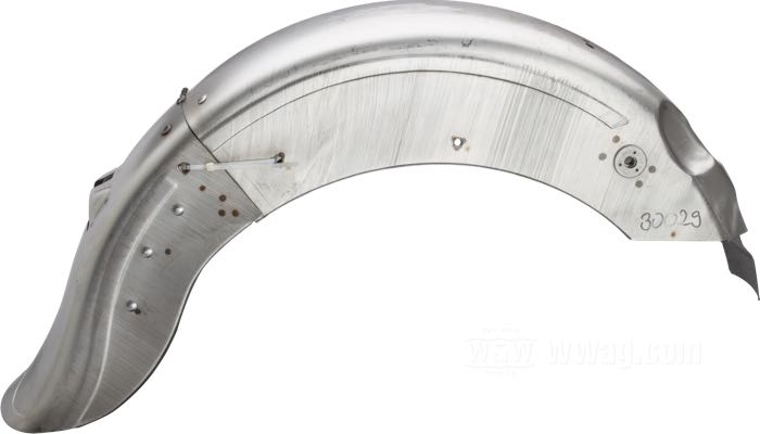 Rear fender »Dresser«; fits FL; steel, bare, with taillight mount, without turn signal mount/holes; gross weight: 4.3 kg