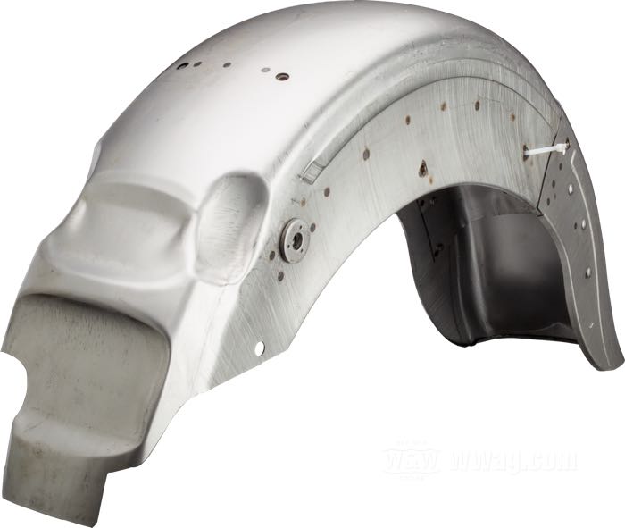 Rear fender »Dresser«; fits FL; steel, bare, with taillight mount, without turn signal mount/holes; gross weight: 4.3 kg