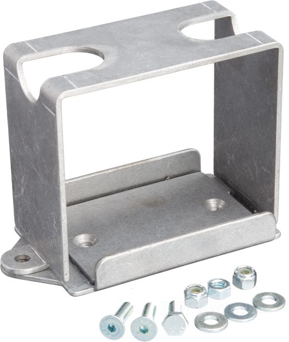 Boîte de batterie de The GasBox; pour batteries Antigravity 12-Cell; aluminium, poli au tonneau; L x H x P: 151 x 109 x 84 mm; mesures internes (LxHxP): 119 x 102 x 78 mm; avec nécessaires de montage; USA; poids brut: 1.14 kg