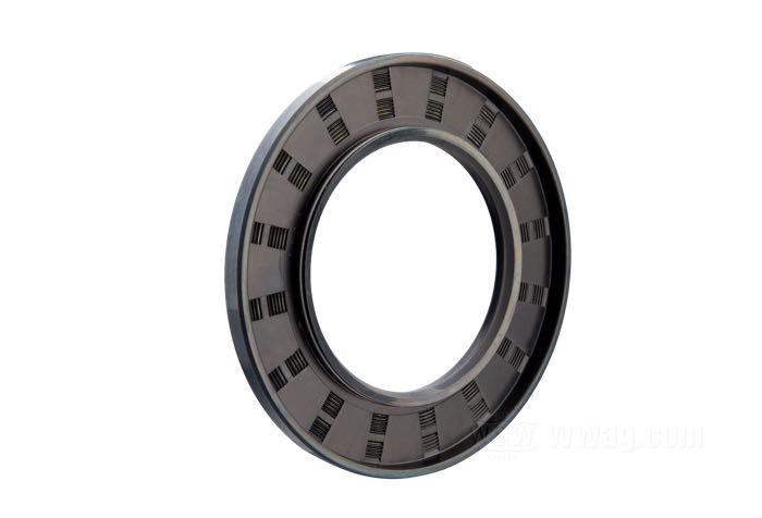 Oil seal by James Gaskets; for Main drive gear / Transmission case; fits Big Twin late 1984-early 1994, Sportster 1991-1994; steel / rubber; ID x OD: 53 x 86 mm; with WW 57-116; replaces OEM HD 12050; gross weight: 10 g