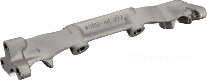 Motor mount by VG Classic Frames & Parts; for Engine; fits Late Panhead 1952-1957; cast steel, bare, front; gross weight: 1.15 kg