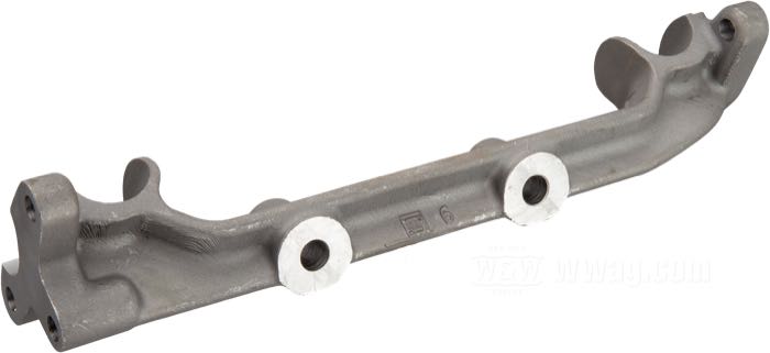 Motorhalterung von VG Classic Frames & Parts; für Motor; passend für Knucklehead 1936-1947; Stahlguss, blank, vorne; Niederlande; Bruttogewicht: 1.03 kg