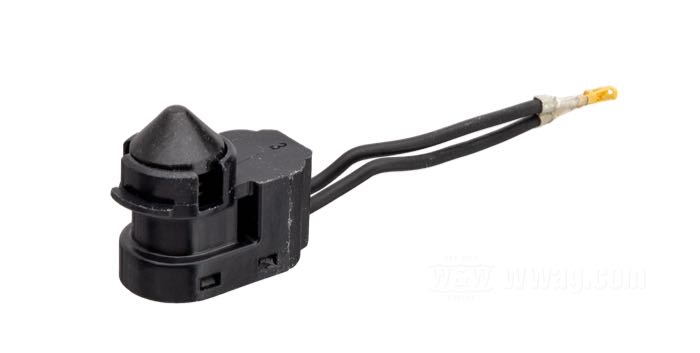 Interruttore; per Leva frizione a mano; atto per Sportster 2014-2020, Dyna 2012-2017, Softail 2012-2021, FXDRS 2020; ottone / plastica / rame; con 5 cm di vaci elettrici; rimpiazza OEM HD 71500117; peso lordo: 4.8 g