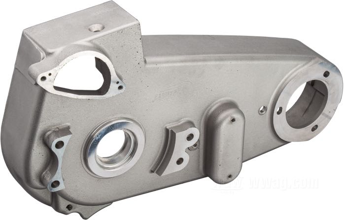 Carter primaire intérieur de Cannonball; adaptable à Big Twin 1965-1969; alu coulé; remplace OEM HD 60617-65A; Allemagne; poids brut: 4.56 kg