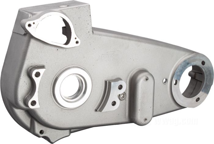 Carter primaire intérieur de Cannonball; adaptable à Big Twin 1965-1969; alu coulé; remplace OEM HD 60617-65A; Allemagne; poids brut: 4.56 kg