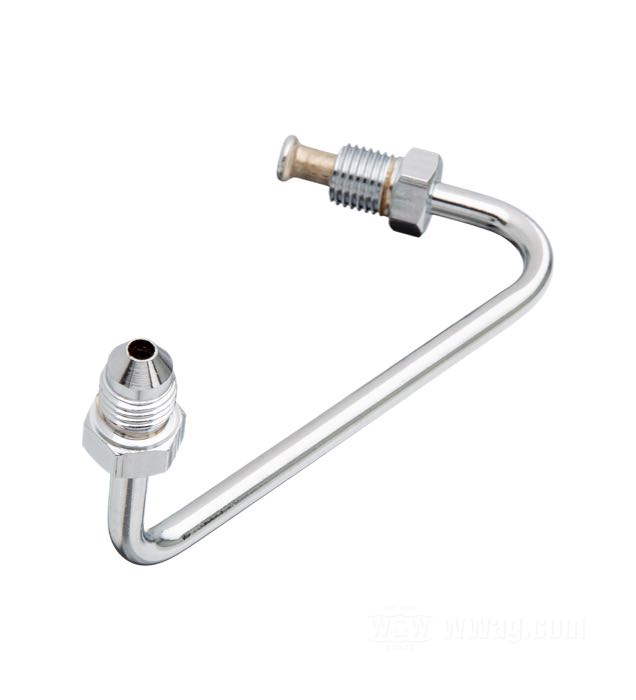Fitting by Goodridge; steel, chrome-plated, 90° and 60°; connection thread: JIC 37°-3→3/8”-24 IF; gross weight: 50 g