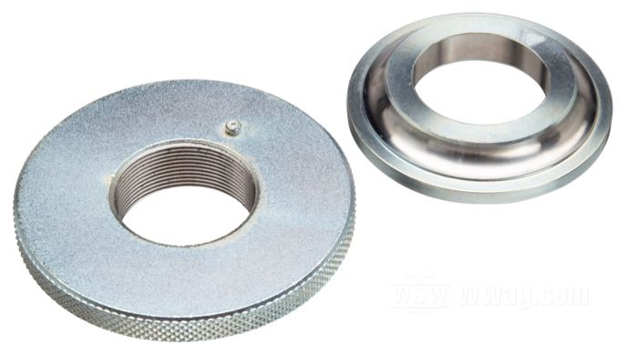 Lagerkonus-Satz; passend für V-Modelle 1930-1936; oben und unten; Stahl; Gewinde: 1-1/8”-24; ersetzt OEM HD 2753-30 und 2755-30; Bruttogewicht: 267.4 g