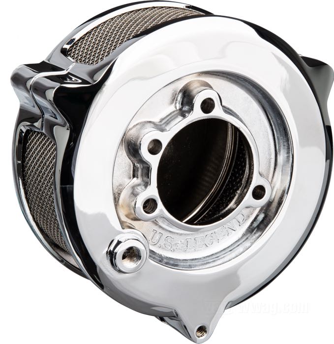 Filtre à air »Dragtron 2«; alu coulé, chromé; pour carburateurs Bendix; poids brut: 920 g