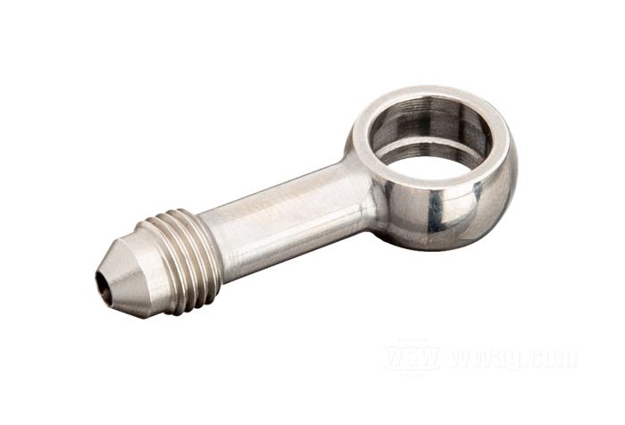 Fitting by Goodridge; stainless steel, straight; Ø 7/16”; connection thread: JIC 37°-3→banjo; gross weight: 10 g