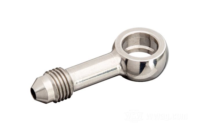 Fitting by Goodridge; stainless steel, straight; Ø 3/8”; connection thread: JIC 37°-3→banjo; gross weight: 20 g