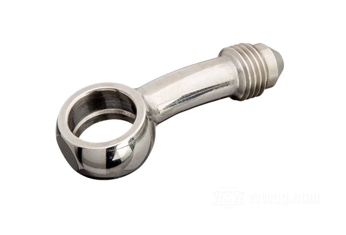 Raccord de Goodridge; acier inox, 20°; Ø 7/16”; filet raccord: JIC 37°-3→banjo; poids brut: 20 g