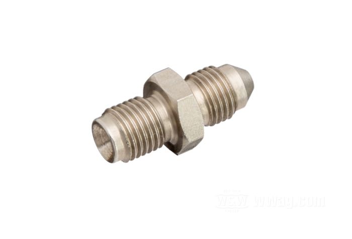 Fitting by Goodridge; stainless steel, straight; connection thread: JIC 37°-3→3/8”-24 IF; gross weight: 20 g